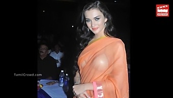 Indian Actress Suchi'S Leaked Bra Photos In Tamil Dress