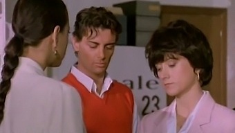 Italian Retro Celebrities Cumshot In Vintage Anal Scene