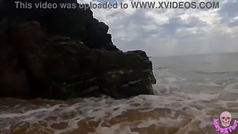 Couple Indulges In Public Sex On A Beach