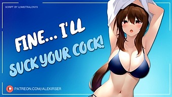 Experience The Ultimate Blowjob With A Babe Who Can'T Speak