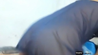 Anal Pleasure And Moans: Watching My Lonely Comadre Enjoy Anal Sex With Herself