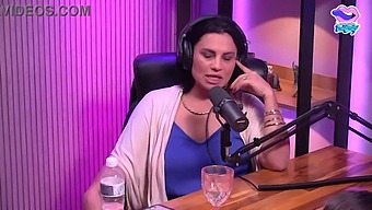 The Host Received Oral Pleasure On Her Vagina