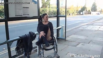 A Disabled Pornstar'S Daring Public Display Of Nudity