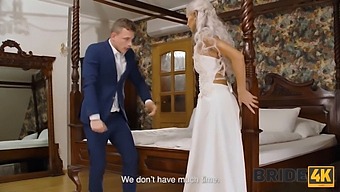 Interracial Wedding Turns Into Steamy Threesome With Bride'S Best Friend