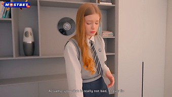 A School Principal Catches A Student On A Webcam Site. Will She Be Expelled Or Will She Choose To Have A Rough Fuck?