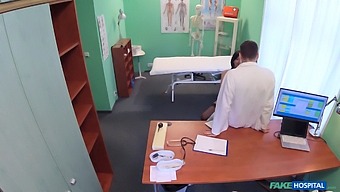 Hungarian Housewife Cheats On Her Husband With The Doctor In A Fake Hospital Scene.